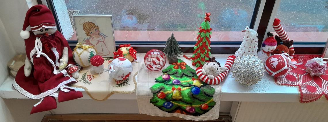 Rękodzieła - świąteczna wystawa